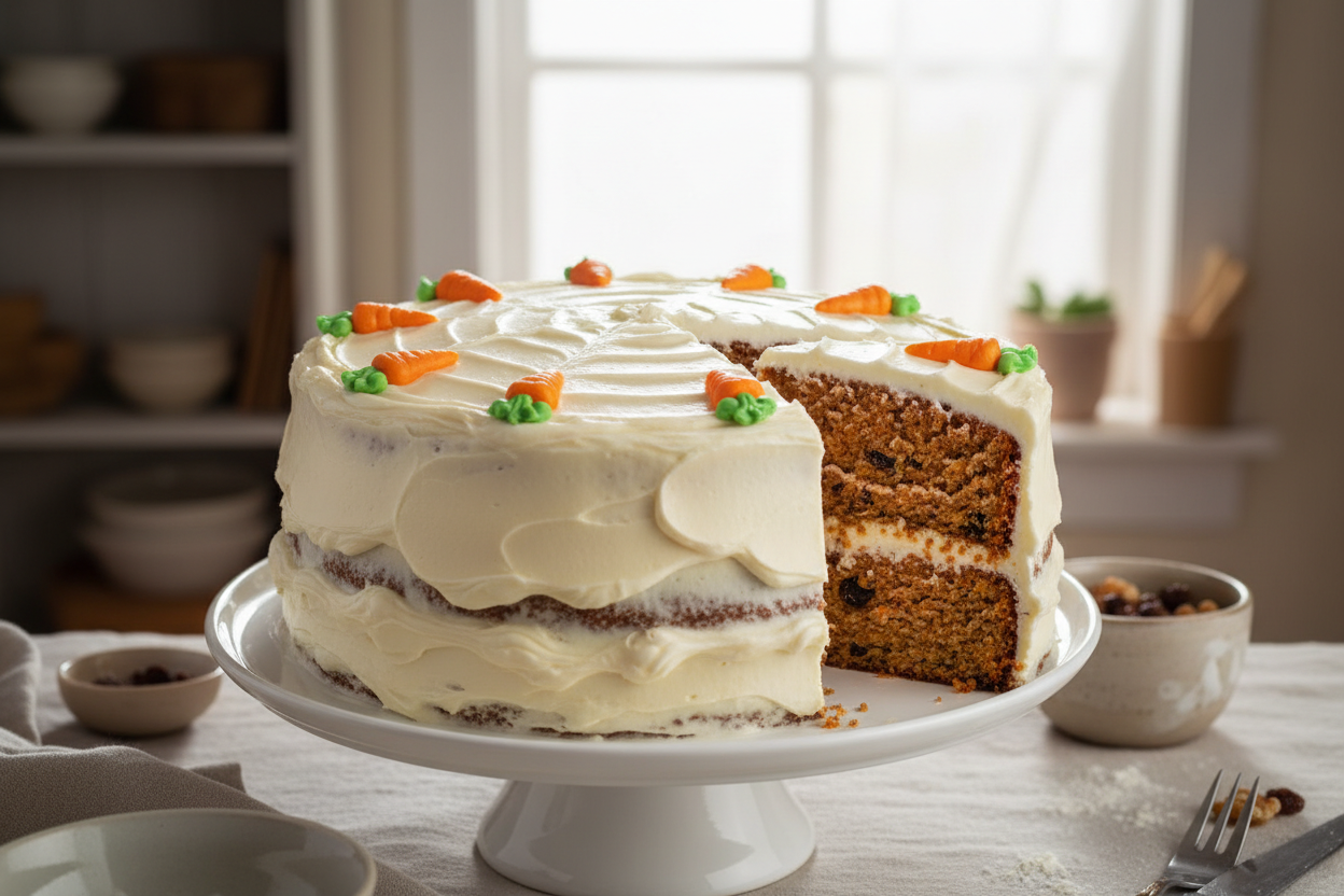Carrot Cake with Drizzle